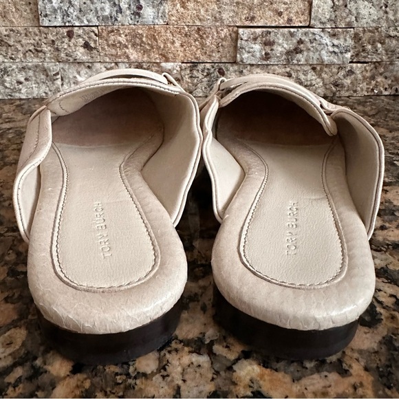 Tory Burch Georgia Backless Leather Loafers - Picture 5 of 7